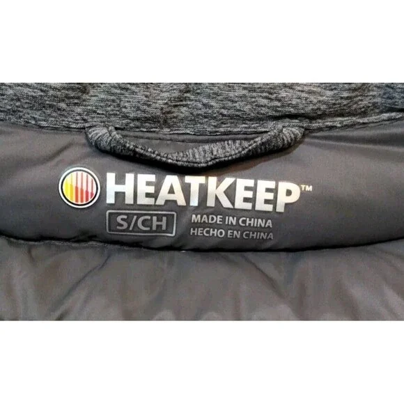 HeatKeep Puffer Vest Womens Size Small Down-Poly Packable Full Zip Pockets EUC - Picture 5 of 9